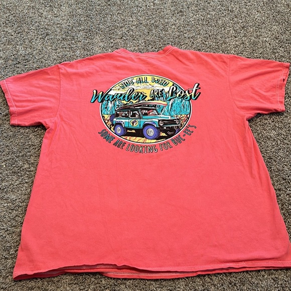 Bucees T Shirt Size XL Jeep Coral in color / M-109 - Picture 5 of 7